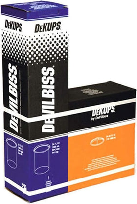 DeVilbiss DeKups, Disposable 34 oz./1000 ml. Cups & Lids (DPC-600)