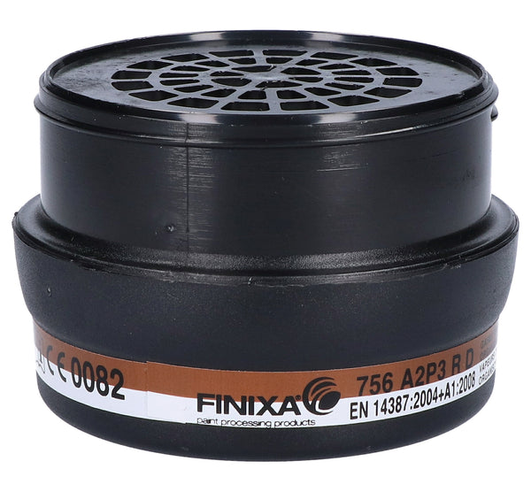 FINIXA Dust & gas filtering cartridge A2 P3 for spray mask