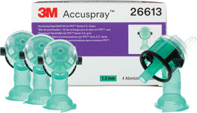 3M™ Accuspray™ Atomizing Head Refill Pack for 3M™ PPS™ Series 2.0, 1.3mm, Green, 4/pack (26613)