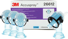 3M™ Accuspray™ Atomizing Head Refill Pack for 3M™ PPS™ Series 2.0, 1.2 mm, Blue, 4/pack (26612)