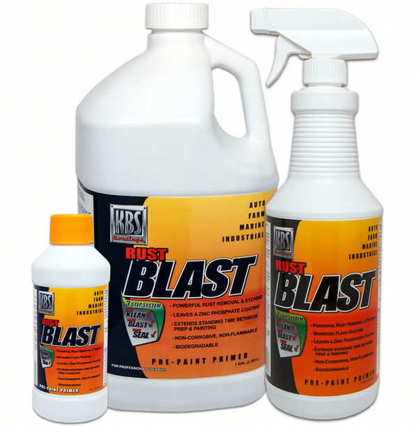KBS RustBlast Pre-Paint Primer - Rust Remover Metal Prep