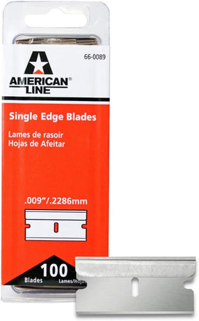 American Safety Razor - Single Edge Razor Blade Box, 100/Box