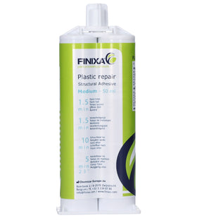 FINIXA Plastic repair ‘medium’ (1.5 min) black - 50ml