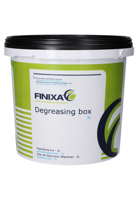 FINIXA Degreasing cloths in dispenser bucket