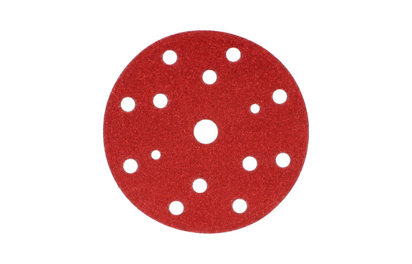 FINIXA Sanding Disc 150mm 15 Holes - Red