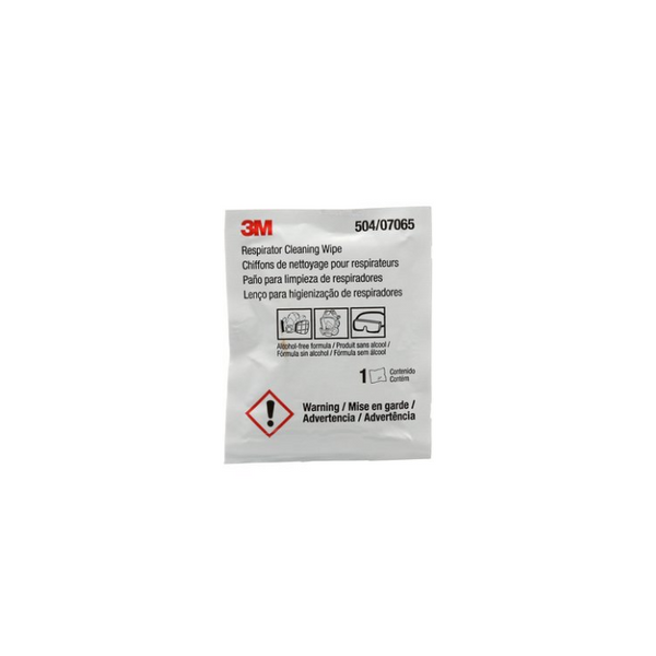 3M™ Respirator Cleaning Wipe, Alcohol-free, 100/Box (504)