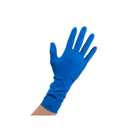 High Risk Latex Exam Gloves 15 Mil - Blue