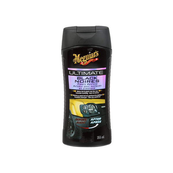 Meguiar's Ultimate Black Plastic Restorer for Plastic, Vinyl & Rubber Trim, 355mL - G15812C